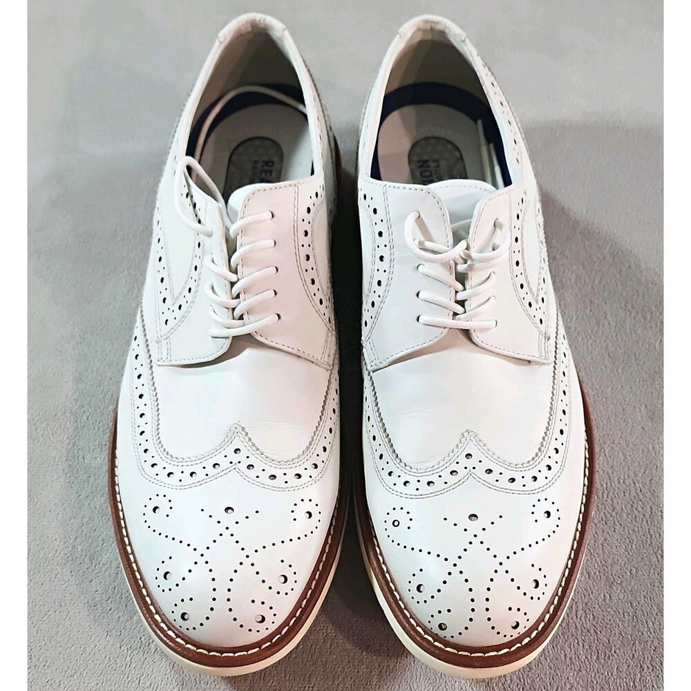 Reaction Kenneth Cole Klay Flex Men's Leather Wingtip Brogue Oxford 11.5 D